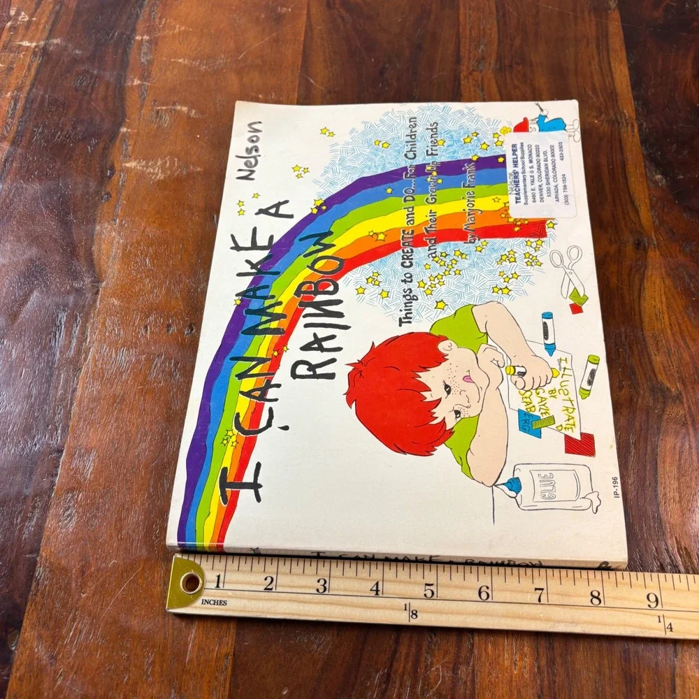 I Can‎ Make a Rainbow Marjorie Frank Vintage 1976 Childrens Activity Craft Book